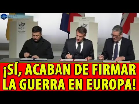 YES, THEY JUST SIGNED THE DECLARATION OF WAR IN EUROPE!