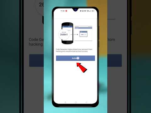 How To Generate Login Code on Facebook 🔏 Facebook Code Generator #shorts