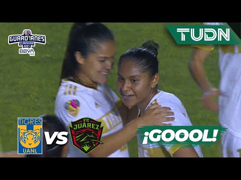 Bombshell! Belén Cruz's GOAL | Tigres 3-0 FC Juárez | 2021 Guard1anes Tournament Liga MX - J12 | ...