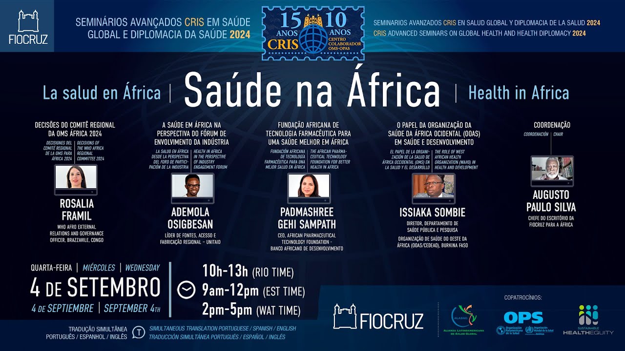 261 - Seminarios Avanzados CRIS 2024 - Salud en África