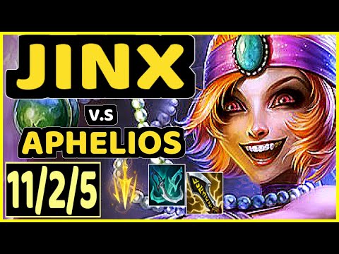 COMP (JINX) vs APHELIOS - 11/2/5 KDA BOTTOM ADC CHALLENGER GAMEPLAY - EUW