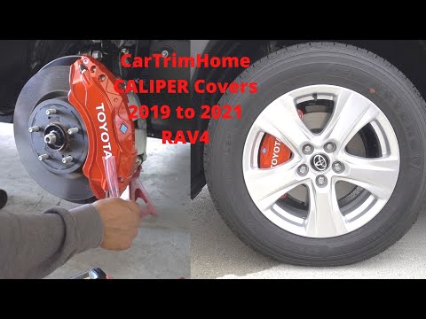 Brake Caliper Cover Installation 2019 to 2021 RAV4 | Car Trim Home