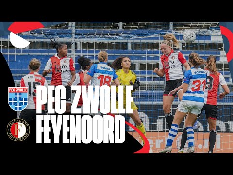 Highlights PEC Zwolle - Feyenoord V1 | Azerion Vrouwen Eredivisie | 2022-2023
