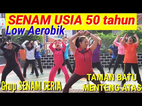 SUPER ENERGETIC GYMNASTICS Age 50 | AEROBICS FOR THE ELDERLY | FUNNY GYMNASTICS GROUP TAMAN BATU ...