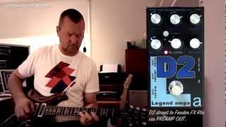 Video thumbnail for AMT Electronics : D2 Preamp & Effects Pedal by Brett Kingman