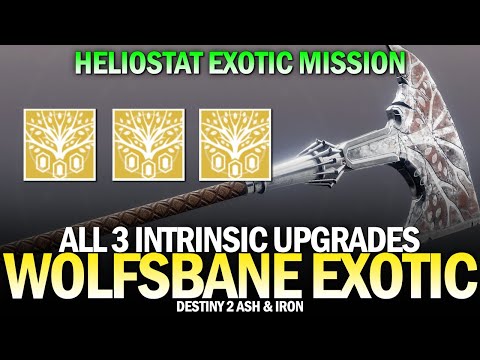 How To Get All 3 Intrinsics Exotic Wolfsbane Sword (Heliostat Exotic Mission) [Destiny 2]