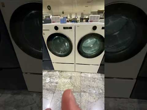 LG front load washer and gas dryer white reuploaded