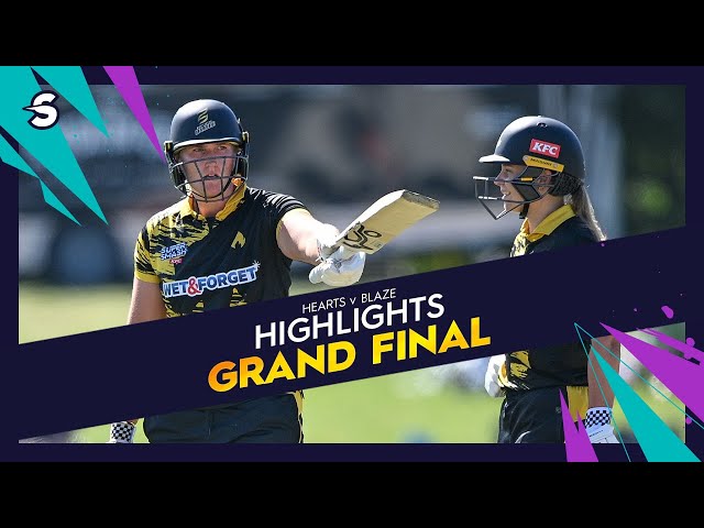 Late Innings Fireworks Leads to Blaze 3-Peat! | Blaze v Hearts – Super Smash Final Highlights