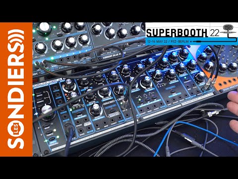 [SUPERBOOTH22] RADIKAL TECHNOLOGIES DELTA CEP A 2 : synthé semi modulaire paraphonique 4v + FX