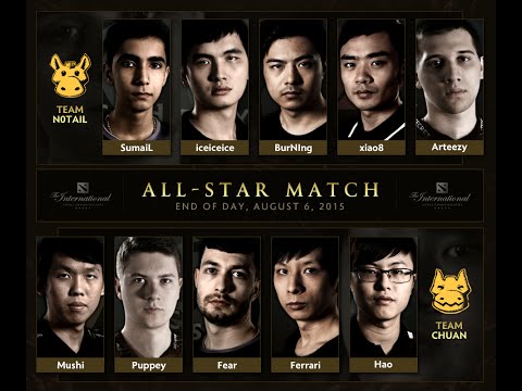 MOST EPIC 10vs10 ALL-STAR MATCH in Dota 2 HISTORY #TI5