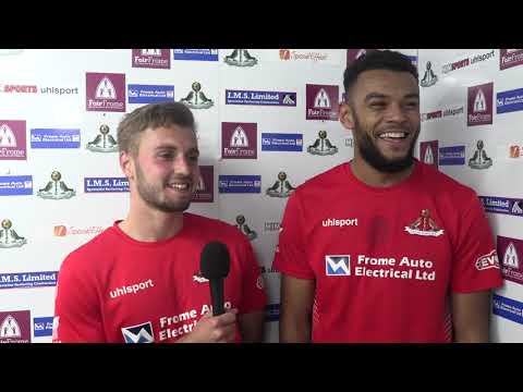 REACTION | Kane Simpson and Connor Roberts-post Harrow Borough (H)