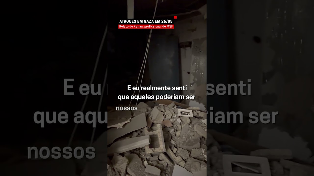 "PARECIA UM PESADELO" | Profissional de MSF relata ataques no norte de Gaza