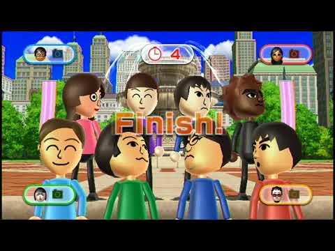 All 4 Player Mini Games- Wii Party