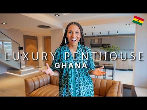 INSIDE Ghana’s Most Luxurious Penthouse for Sale 🇬🇭 | 3 Pools, Basketball Court, Gym & Cinema!