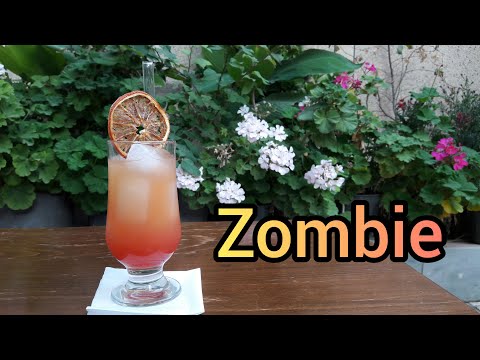 Zombie: How to make Halloween cocktail Zombie