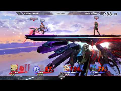 Hail Smash VII 2v2 - Cloudy & BryanZ Vs. Salva & Richi - Losers Finals - Smash 4