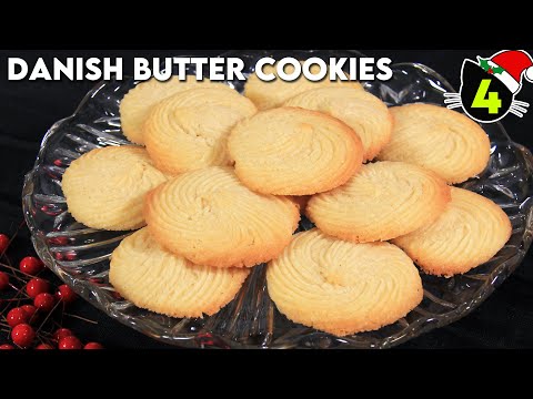 Melt In Your Mouth Danish Butter Cookies | Danish Butter Cookies Recipe!