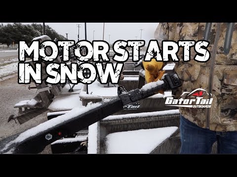 GatorTail Motor Starts in Snow 