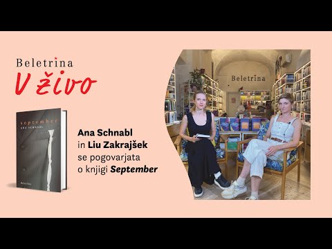 Naslovnica: Beletrina v živo: Ana Schnabl: September