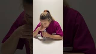 Ejercicio de fisioterapia respiratoria