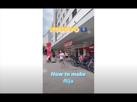 Flija, the national dish of Kosovo 🇽🇰