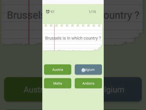 Euro Geography Quiz Video