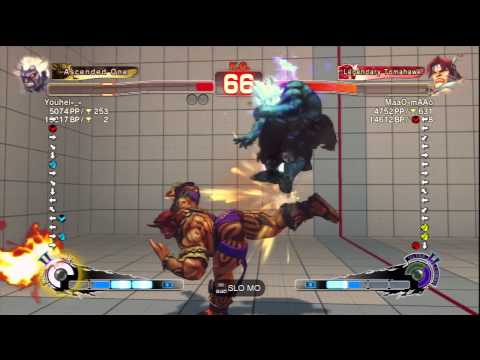 Youhei-_- [Oni] Vs MaaO-mAAo [T.Hawk] SSF4 AE Japanese Online Ranked Matches - PSN
