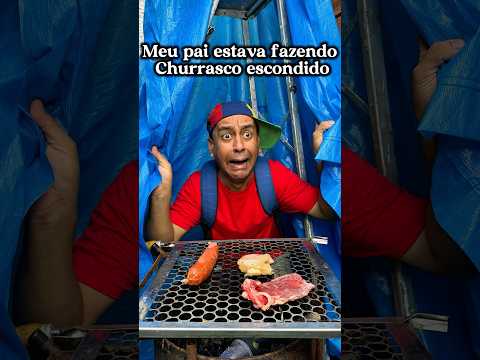 Meu pai estava fazendo churrasco escondido #infantil #crianças #fyp
