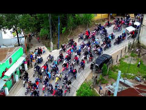 Así llego la llama de la libertad en Santa Cruz Barillas, 2025.