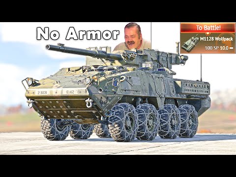 GRIND Entire US Tech Tree but, ONLY using M1128 Wolfpack💀