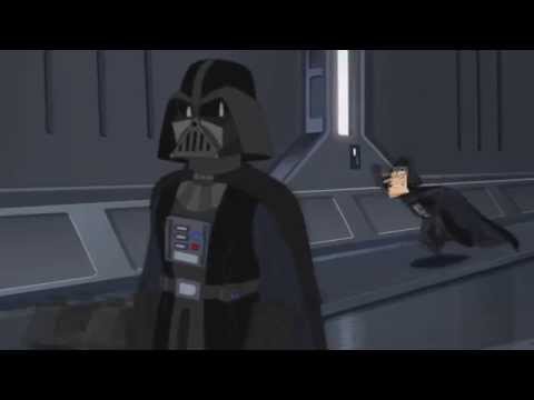 Phineas and Ferb Star Wars -  Darthenshmirtz and Darth Vader [CLIP]