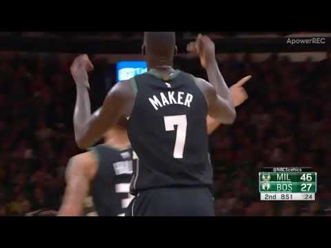 4 3-pointers Thon Maker 12 PTS Full Highlights | Bucks vs Celtics 2018.12.21 NBA Season