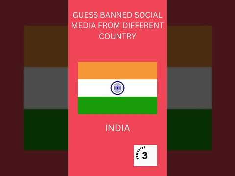 , title : 'GUESS BANNED SOCIAL MEDIA FROM DIFFERENT COUNTRY #shorts'