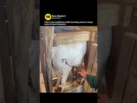 This Is How Traditional Cattle Branding Works To Keep Track Of Ranch Livestock