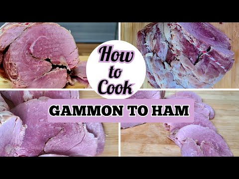 Cold Ham Recipe | How to cook Gammon joint to ham | Aromatic Ham cooking recipe | Homemade Ham