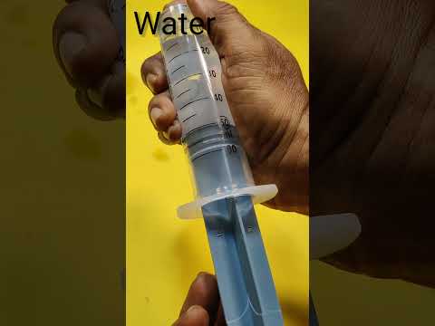 Compressible Property in Solids, Liquids and Gases #science #experiment