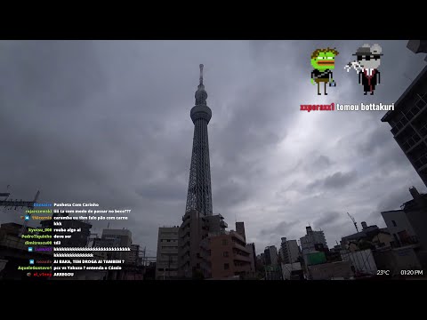 LIVE COMPLETA | Mostrando Produtos de Lojas e Indo a Tokyo Skytree (LIVE 27/08/22)