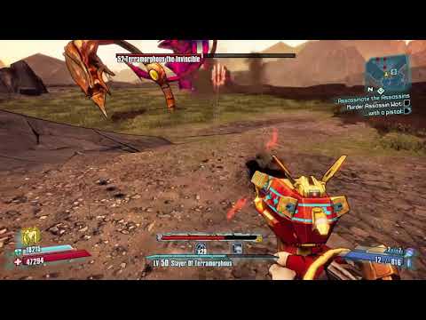 Terramorphous lvl 52 Speed Kill [Gaige fibber 0 stacks]