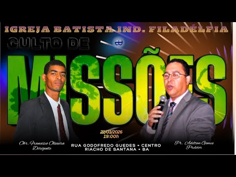 CULTO DE MISSÕES