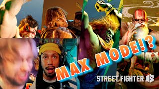 Street Fighter 6 Reaction in Max Mode