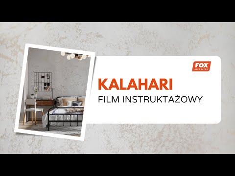 Efekt Kalahari. Jednowarstwowa dekoracja na ścianę. Jak zrobić krok po kroku?