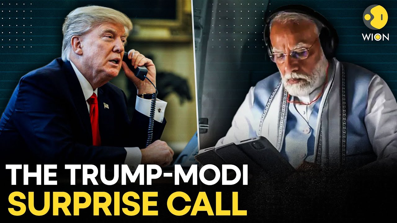 Trump-Modi Call LIVE: 'Very Warm Conversation'; PM Modi & Trump Discuss Defence, Trade | WION Live