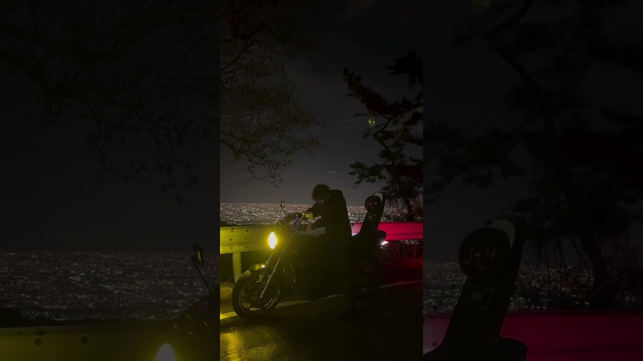 夜景をバックにこー練 #automobile #レブル女子 #旧車会 #カスタム #旧車會 #bikelife #ツーリング #ヤンキー #バイク女子 #バズれ #コール大会 #警察 #ゼファー