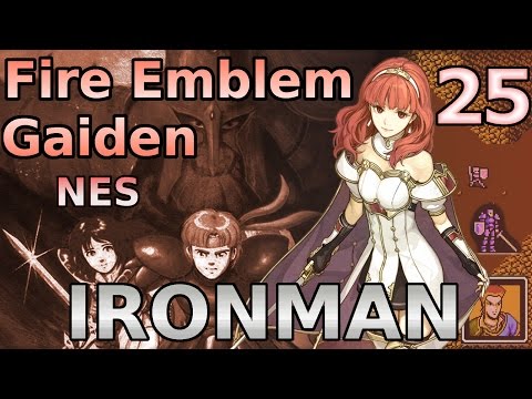 Fire Emblem Gaiden BLIND IRONMAN Lets Play  - #25 - More Myrmidons & Mercenaries in the Mountains