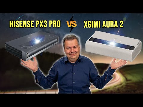 Big RGB laser TV duel: Hisense PX3 Pro vs. XGIMI Aura2!!