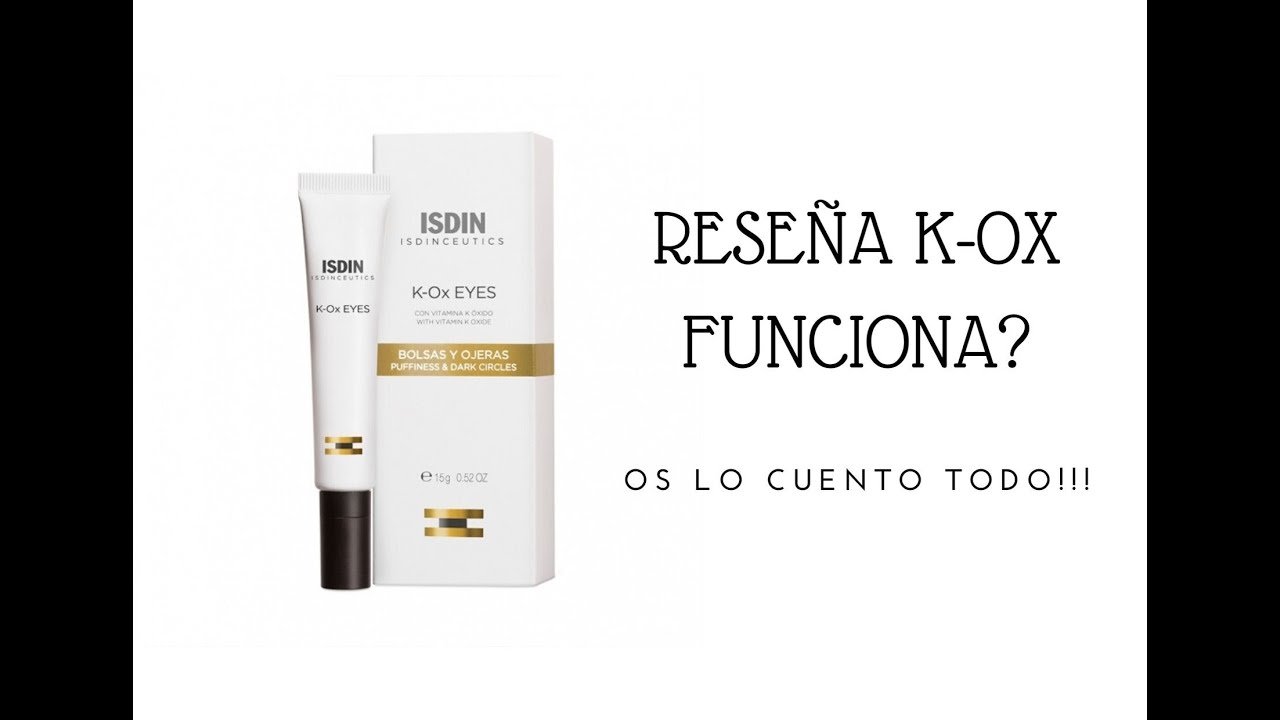 RESEÑA CONTORNO DE OJOS K-OX DE ISDIN.