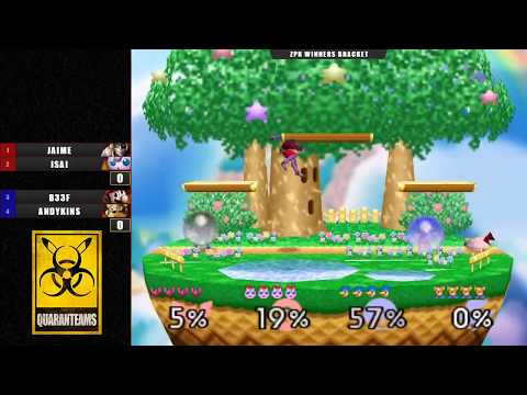 QuaranTEAMS - Isai & JaimeHR Vs. B33f & Andykins - Super Smash Bros ZPK - SSB64