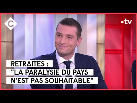 Jordan Bardella et Pr. Nicolas Girard - C à vous - 07/03/2023