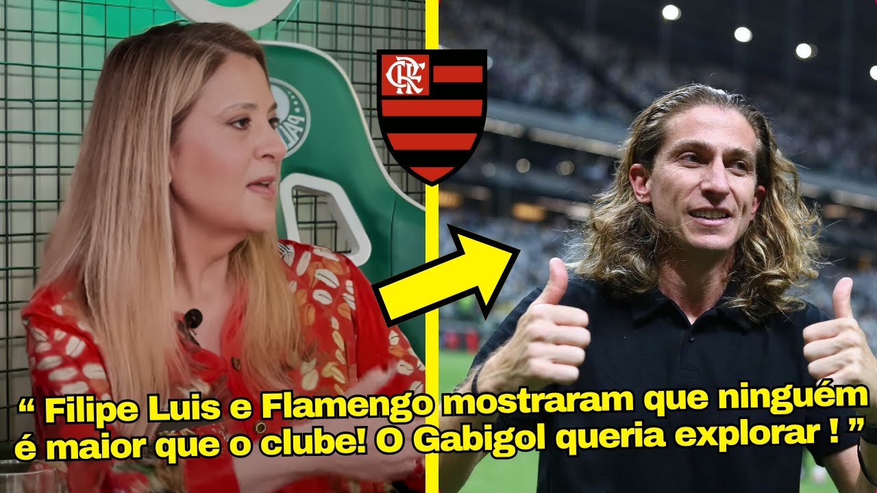 VEJA OS ELOGIOS DE LEILA PEREIRA PELA ATITUTE DE FILIPE LUIS NO FLAMENGO SOBRE POLEMICA COM GABIGOL!
