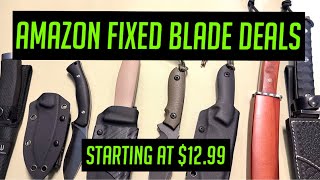 Amazon Fixed Blade Knife Deals - Starting at $12.99